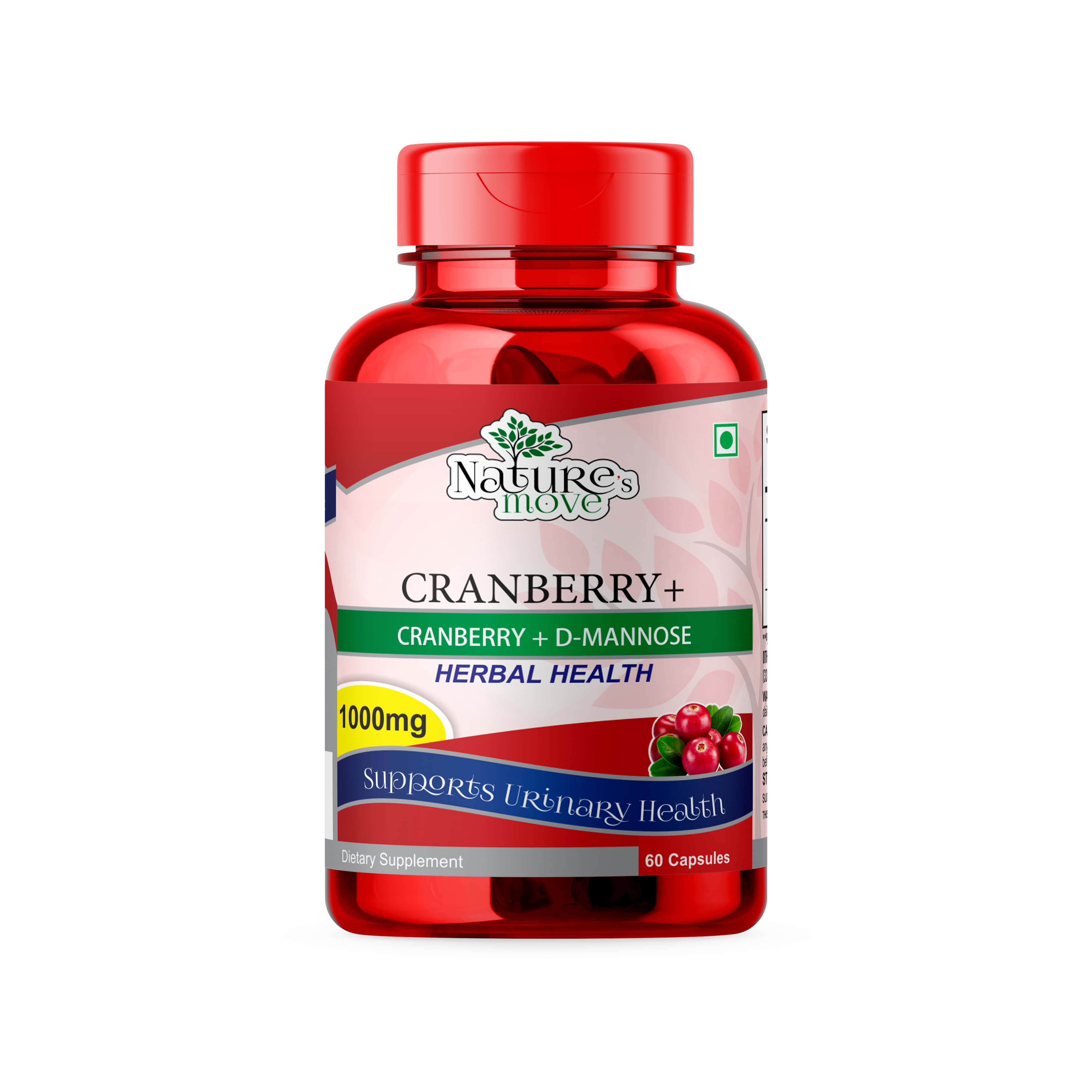 Nature's Move Cranberry+ | D-Mannose 1000mg 